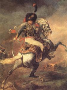  An Officer of the Imperial Horse Guards Charging (mk05)